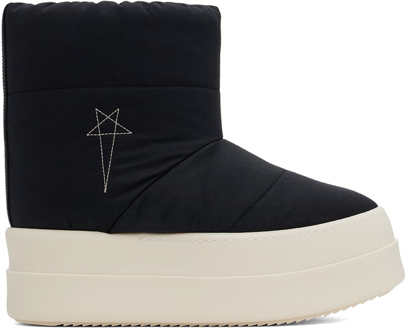 Tennarit ja kengät Rick Owens Porterville Mega Bumper Low Lunar Boots Musta | DS02D2839 MUPAM9
