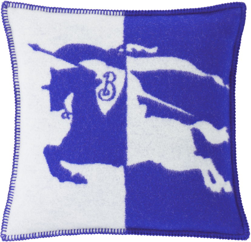 Kodin sisustus Burberry Burberry EKD Wool Equestrian Knight Decorative Pillow Sininen | 8076989