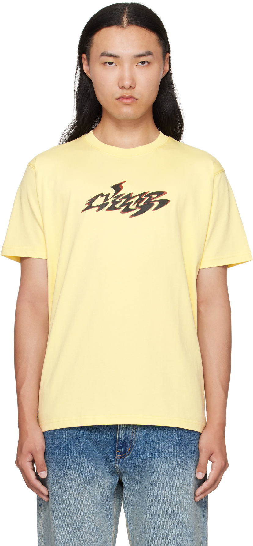 T-paita Dime Dime Disco T-Shirt Keltainen | DIMEFA2559ICRE