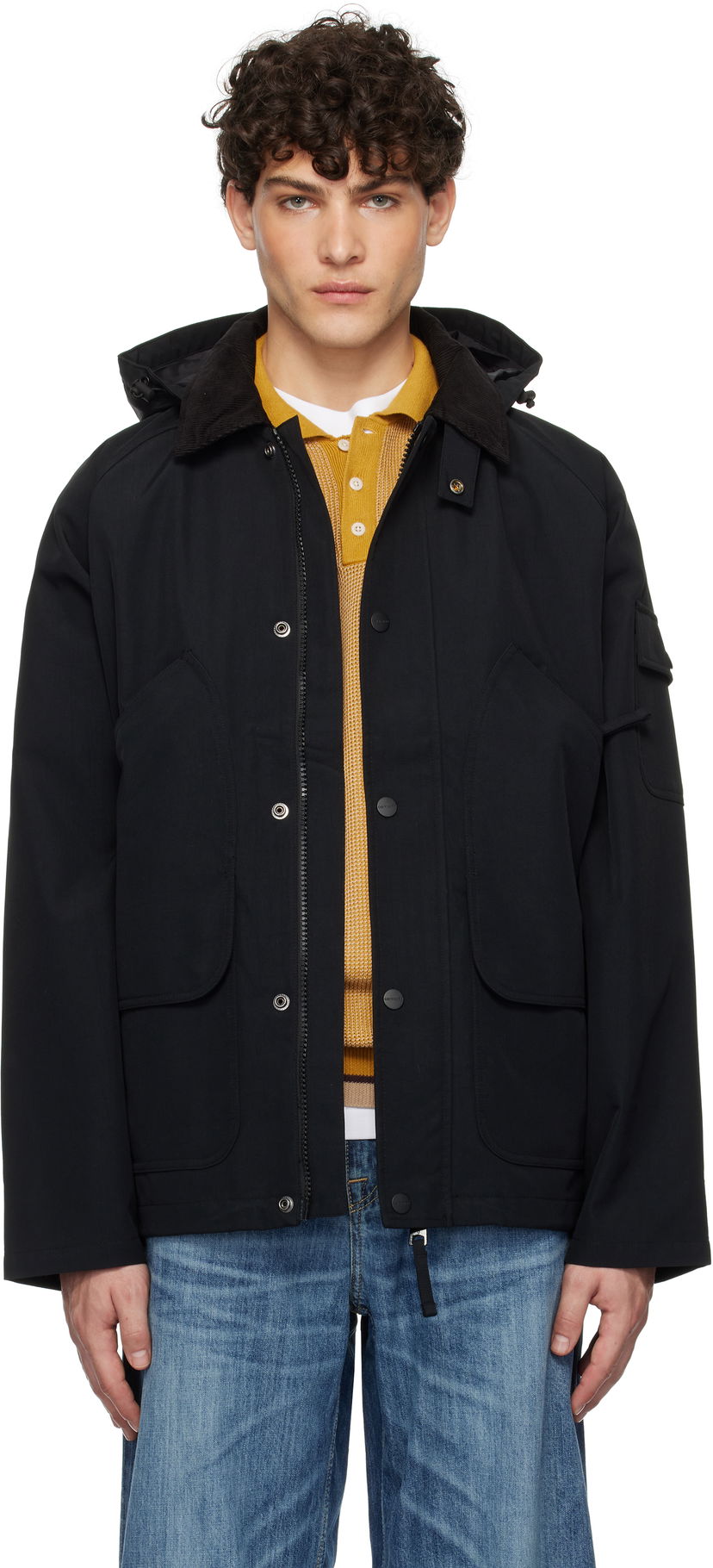 Parka Carhartt WIP Black Hooded Work Jacket Musta | I033871