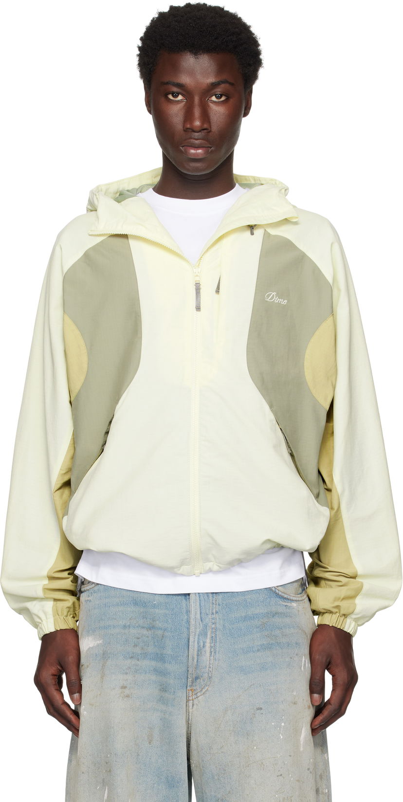 Tuulitakki Dime Dime Tech Windbreaker Jacket Keltainen | DIMESU253WHT