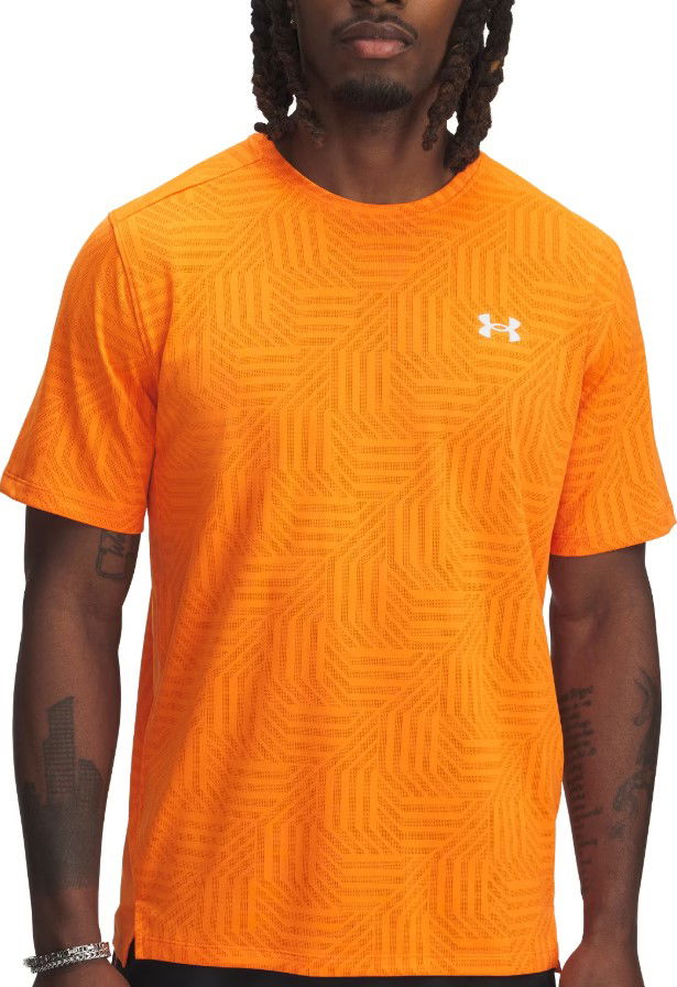 T-paita Under Armour UA Tech Vent Geotessa Short Sleeve T-Shirt Oranssi | 1382182-835
