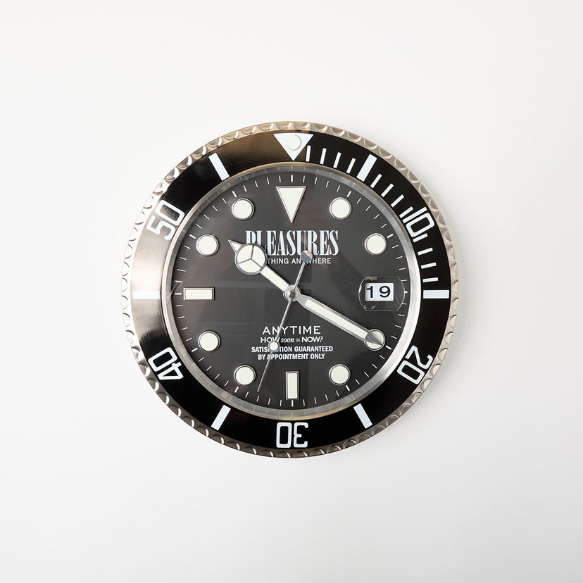 Katsella Pleasures Anytime Wall Clock Musta | P25SP051 BLACK