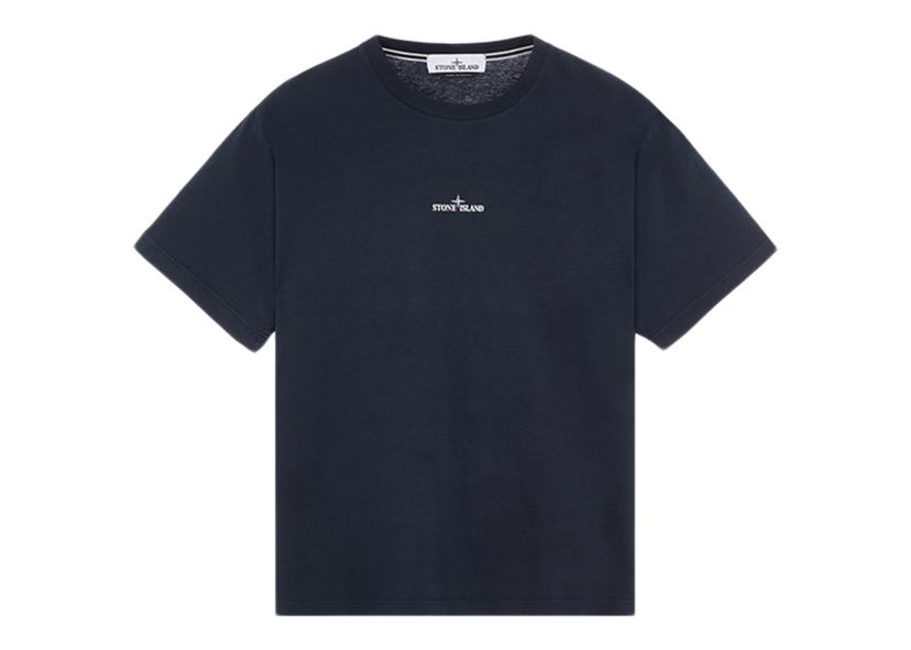 T-paita Stone Island Short Sleeve 'Scratched Paint One' T-Shirt Dark Blue Musta | 80152RC89 - V0024