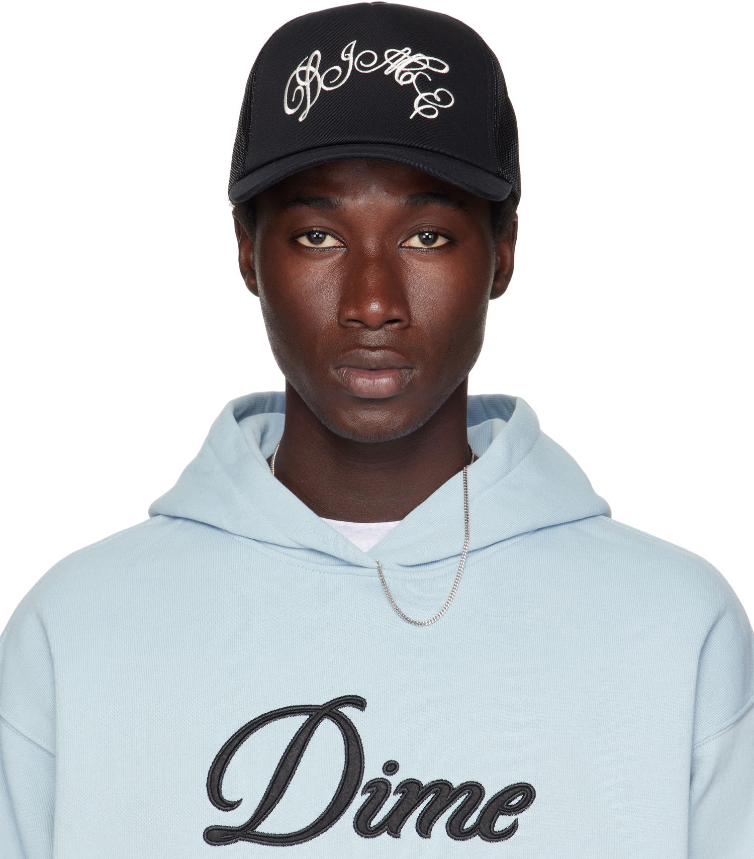 Korkki Dime Dime Embroidered Fighter Trucker Cap Musta | DIMESU2521BLK, 0