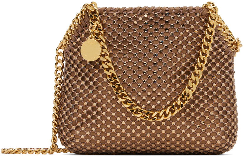 Käsilaukku Stella McCartney Stella McCartney Falabella Mini Chain Bag Ruskea | 700109WP0329