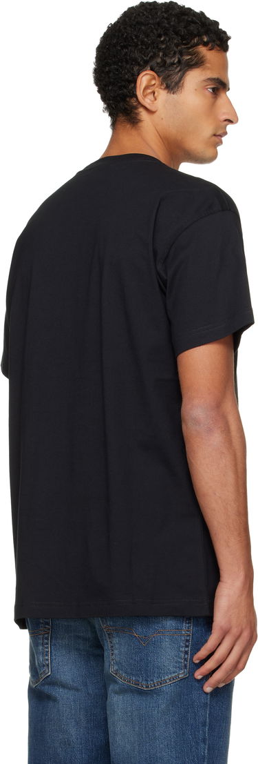 T-paita Diesel Graphic Print T-shirt Musta | A19571-0PLAT-9XX, 2