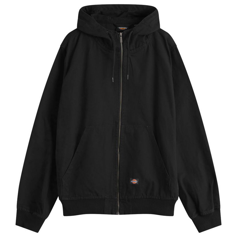 Tuulitakki Dickies Duck Canvas Hooded Jacket, Size Large Musta | DK0A4YQLC401-209