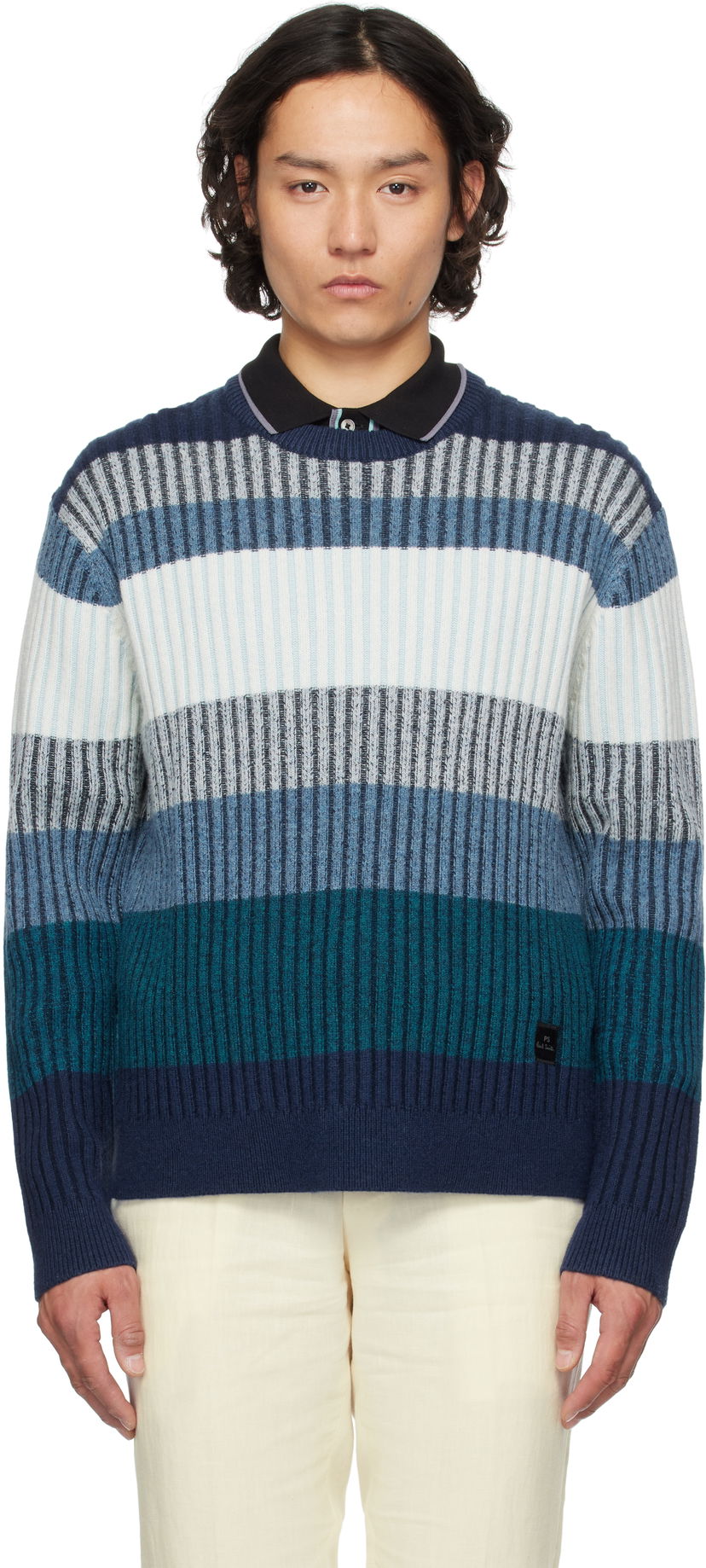 Villapaita Paul Smith PS Paul Smith Striped Sweater Monivärinen | M2R-314Z-P22301-45