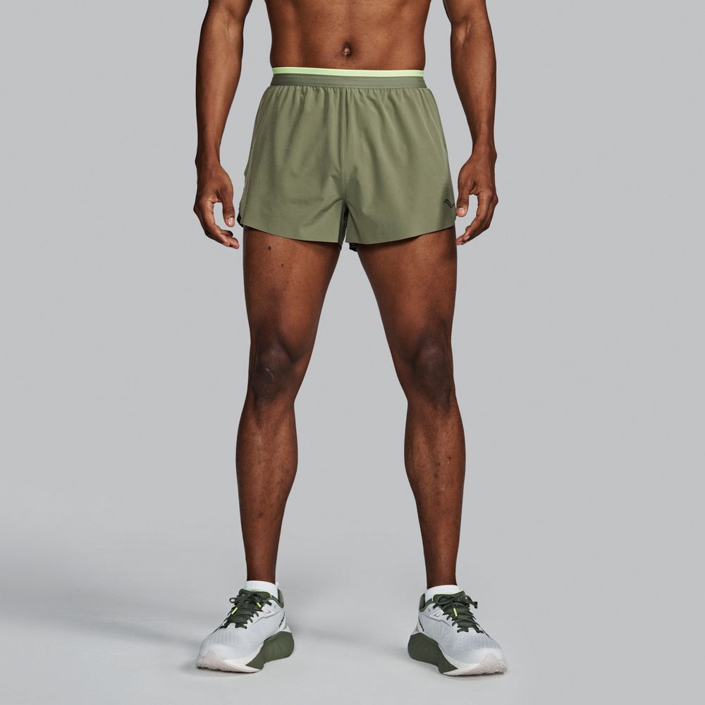 Shortsit Saucony Saucony Endorphin Split Running Shorts Vihreä | SAM800385-OV, 0