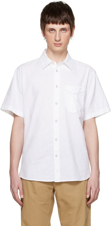 Paita rag & bone Rag & Bone Arrow Short Sleeve Shirt Valkoinen | MBW23PA412CHML, 0