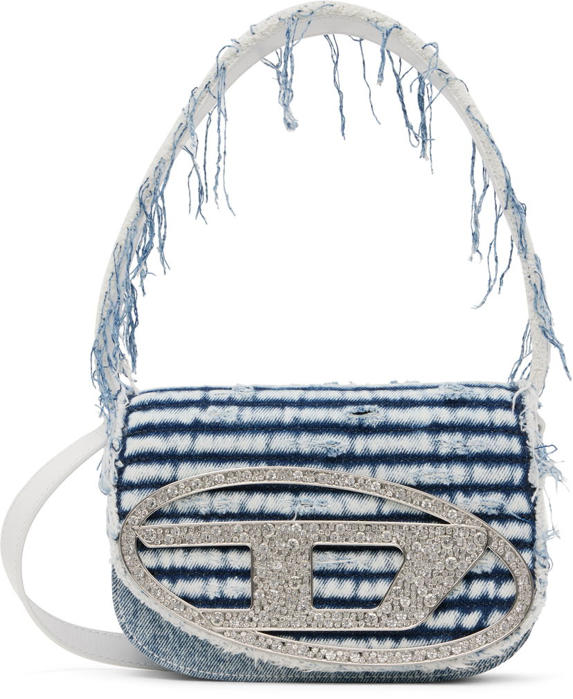 Käsilaukku Diesel Diesel 1DR Denim Shoulder Bag Sininen | X08396 P8040