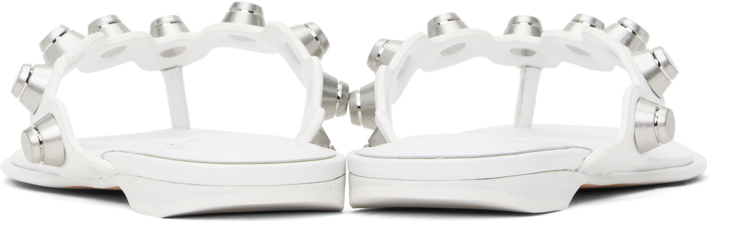 Tennarit ja kengät Alexander Wang Alexander Wang Rexa Thong Flat Sandals Valkoinen | 30225S008, 1