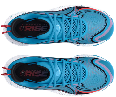 Tennarit ja kengät Under Armour Unisex Spawn 6 Basketballschuhe Capri / Rot Solstice / Weiß 44.5 Turkoosi | 3027259-400, 4