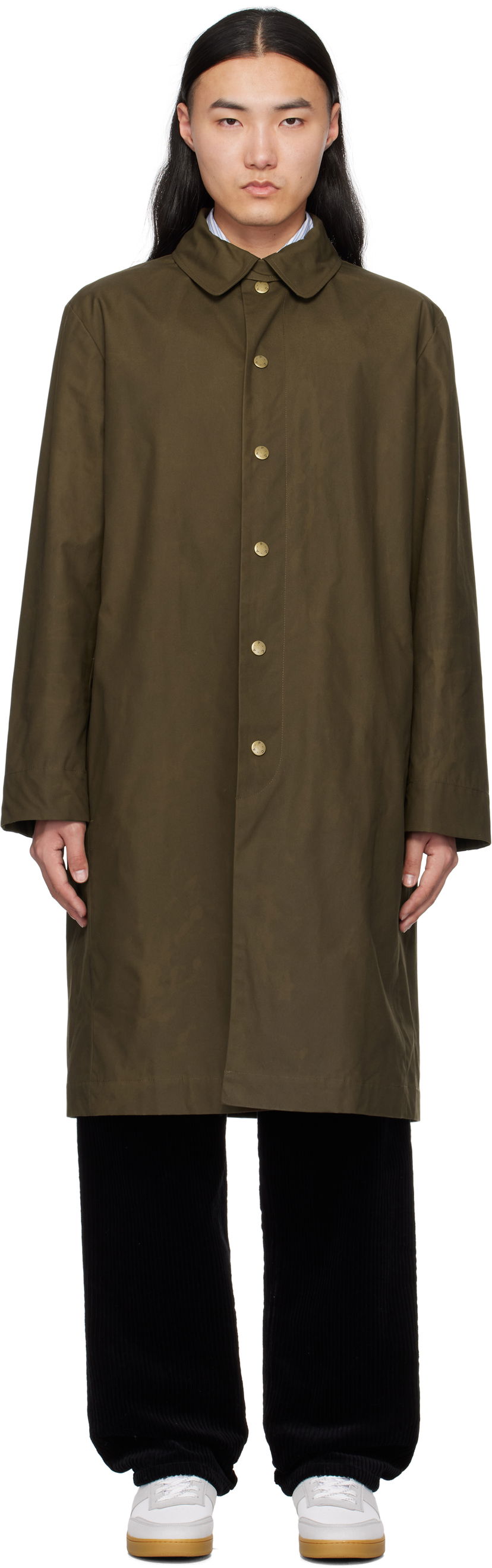 Takit A.P.C. A.P.C. Arthur Mac Coat Vihreä | COERC-H01535