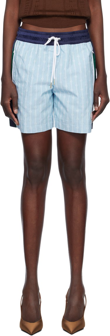 Uimapuvut Casablanca Casablanca Laurel Pinstripe Track Shorts Sininen | WS25-TR-310-01, 0