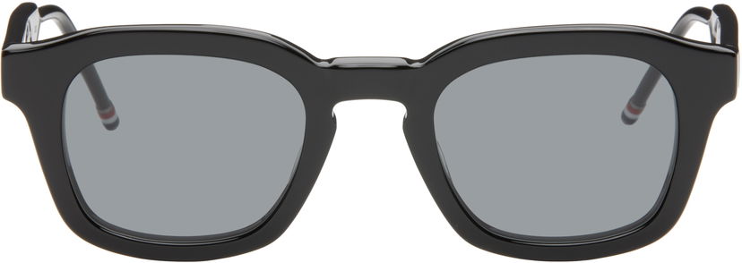 Aurinkolasit Thom Browne Acetate Rectangular Sunglasses Musta | UES412A-G0002