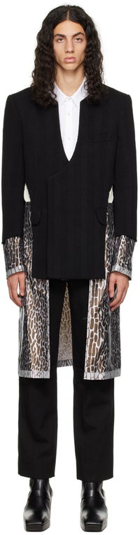 Layered Wool Coat