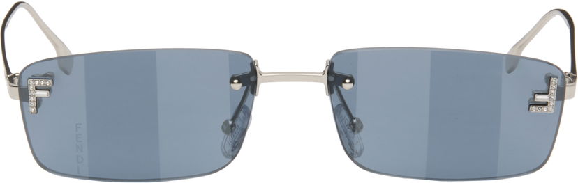 Aurinkolasit FENDI Fendi 'Fendi First' Crystal Sunglasses Harmaa | FE4172USM5416X 840126860498