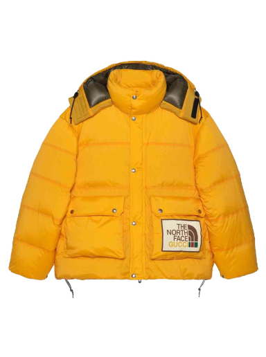 Puffer takki Gucci x The North Face Padded Jacket Keltainen | ‎663735 XAAC8 7133