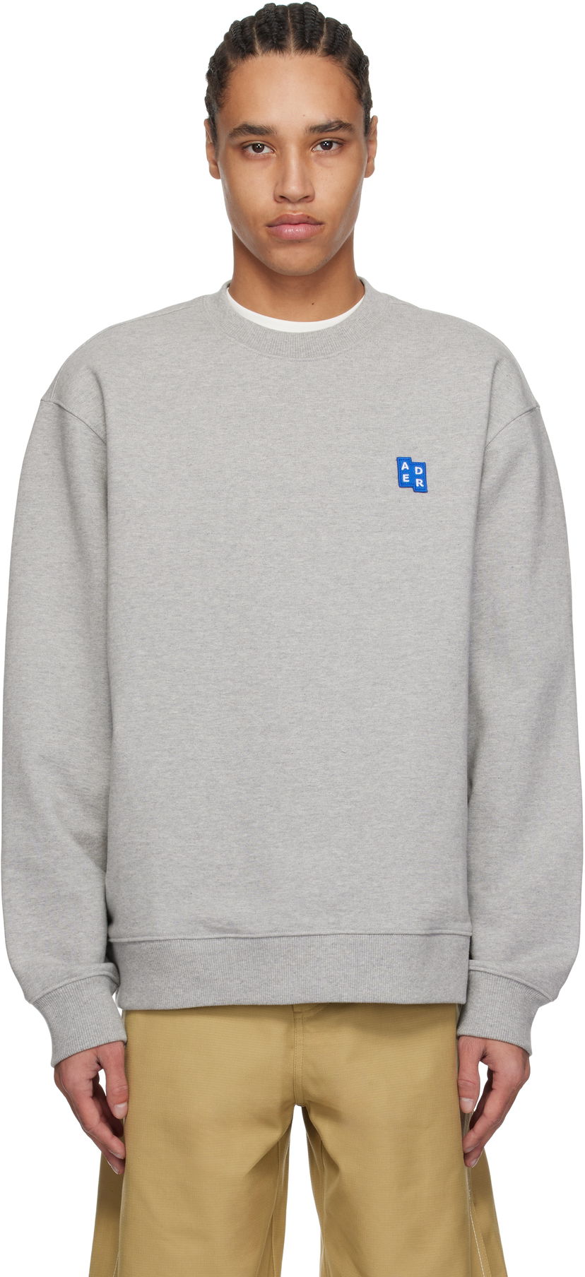 Villapaita ADER ERROR ADER error Significant TRS Tag 01 Sweatshirt Harmaa | BO42FYSW0101GR