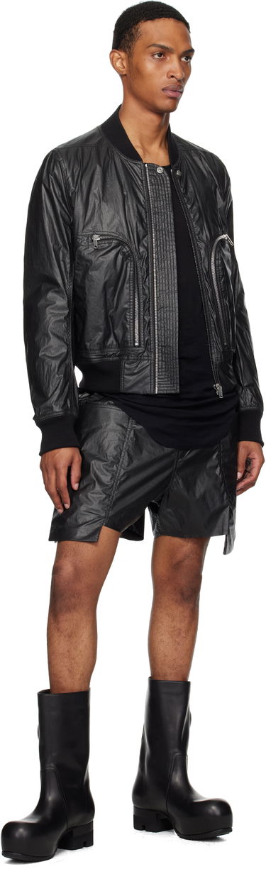 Bomber-takki Rick Owens Rick Owens Bauhaus Flight Bomber Jacket Musta | RU02E1749 PCT, 3