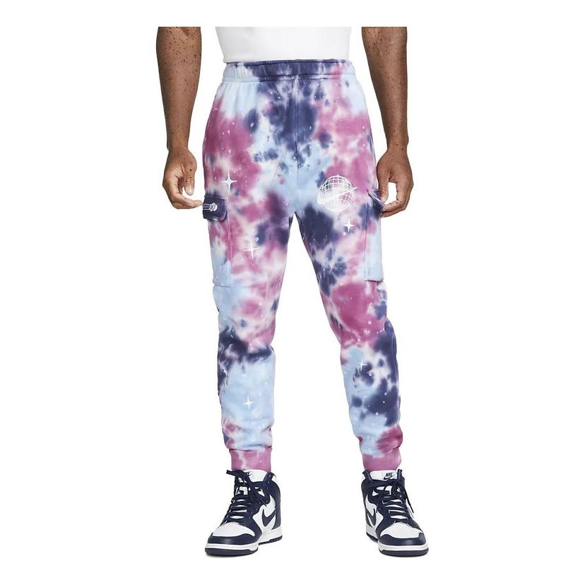 Cargo housut Nike Club Space Wave Cargo Pants Violetti | FB9041-500