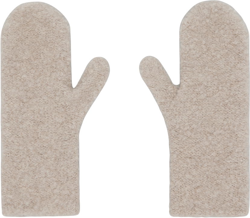 Käsineet The Row The Row Ladislas Mittens Beige | 10075-Y957