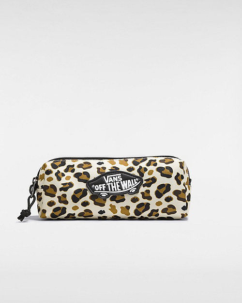 Käsilaukku Vans Leopard Print Pencil Pouch Beige | VN000H58DAB, 0