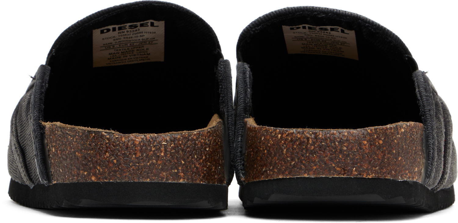 Vaatteet Diesel Diesel D-Woodstock Slip-On Mules Musta | Y03537-P0585-H1939, 1