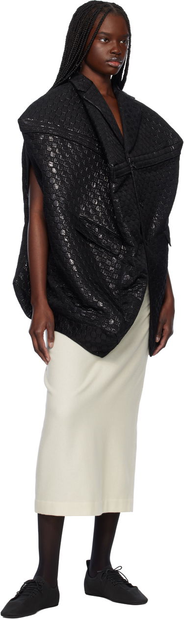 Liivi Comme des Garçons Comme des Garçons Lame Floating Weave Vest Musta | GO-J027-051-1, 3
