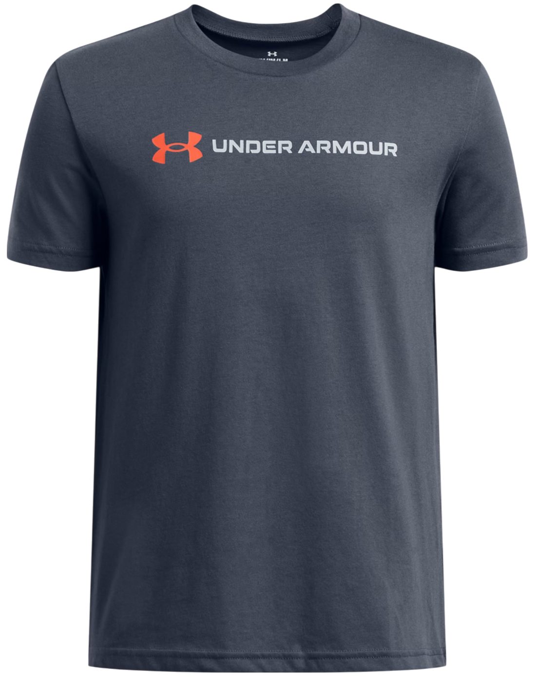 T-paita Under Armour T-Shirt Logo Wordmark Short Sleeve Harmaa | 1389963-044, 0