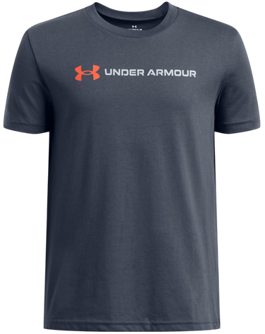 T-paita Under Armour T-Shirt Logo Wordmark Short Sleeve Harmaa | 1389963-044, 0