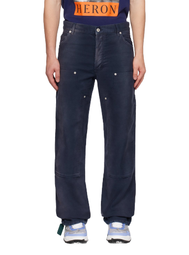 Housut HERON PRESTON Carpenter Trousers Tummansininen | HMCA027F23FAB0014600