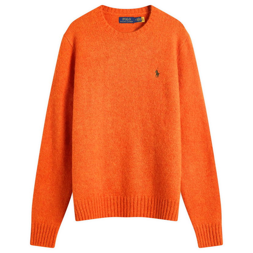 Villapaita Polo by Ralph Lauren Standard Fit Alpaca Knit Sweater Oranssi | 710918805508