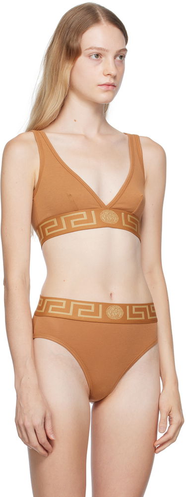 Pikkuhousut Versace Designer Greca Bra Ruskea | AUD01047_A232741, 1