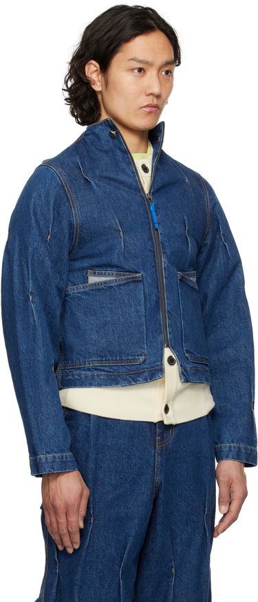 Takki ADER ERROR ADER error 0108 Cropped Denim Jacket Sininen | BO01SSJK0108BL, 1