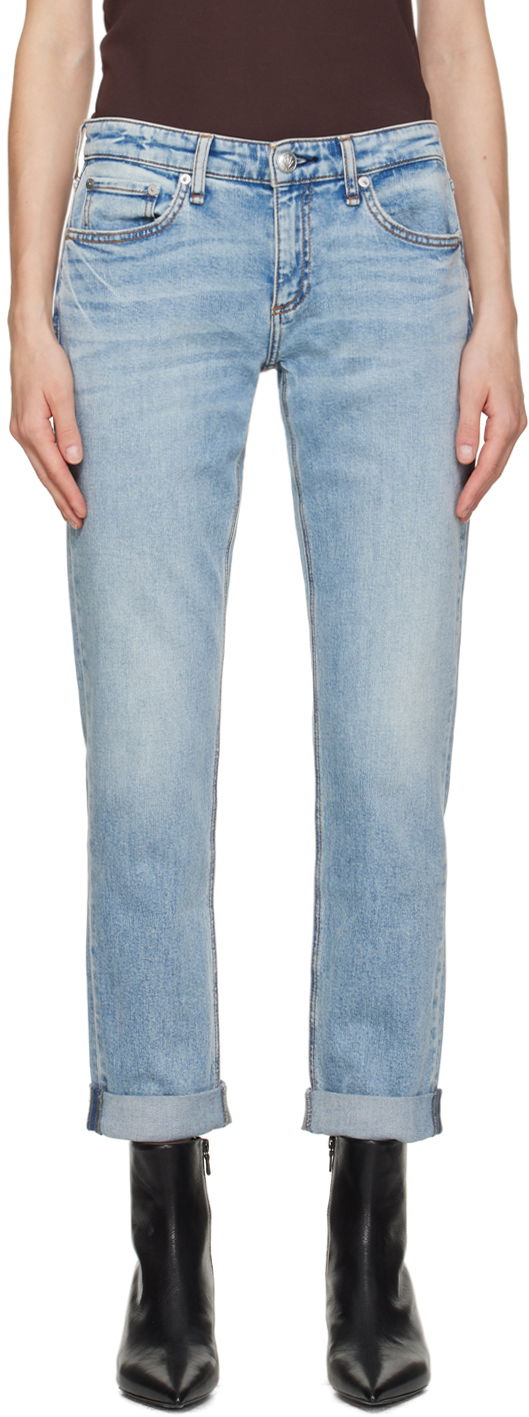 Jeans rag & bone Rag & Bone Dre Boyfriend Jeans Sininen | WDD23H2678FUDA, 0