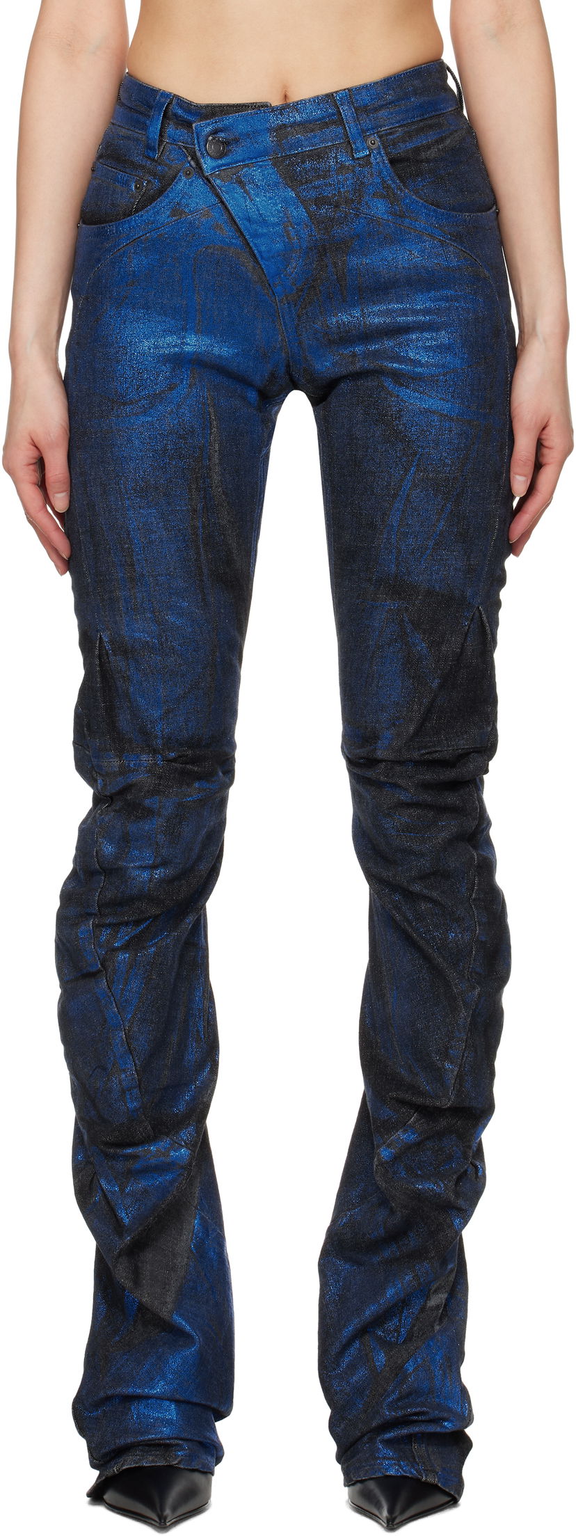 Jeans Ottolinger Ottolinger Drape Denim Jeans Sininen | 117-17017E-21