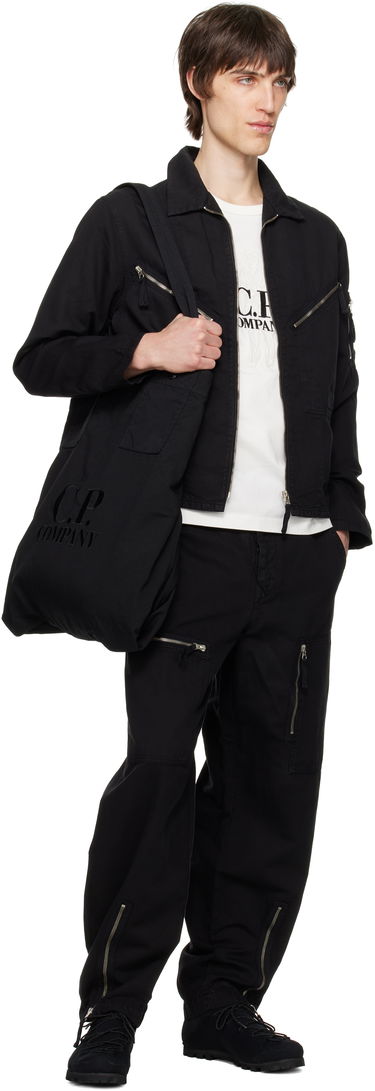 Cargo housut C.P. Company C.P. Company Cotton Linen Cargo Pants Musta | 18CMPA104A-006273G, 3