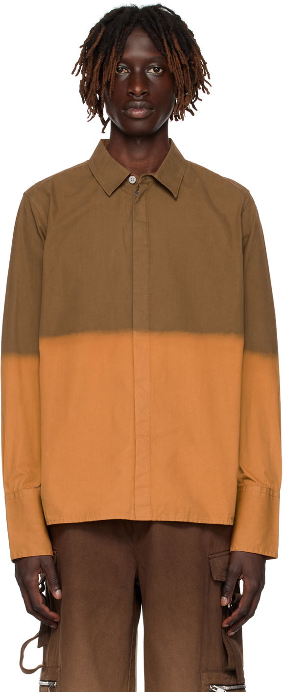 Paita Dion Lee Sunfade Long Sleeve Shirt Oranssi | C5030R23