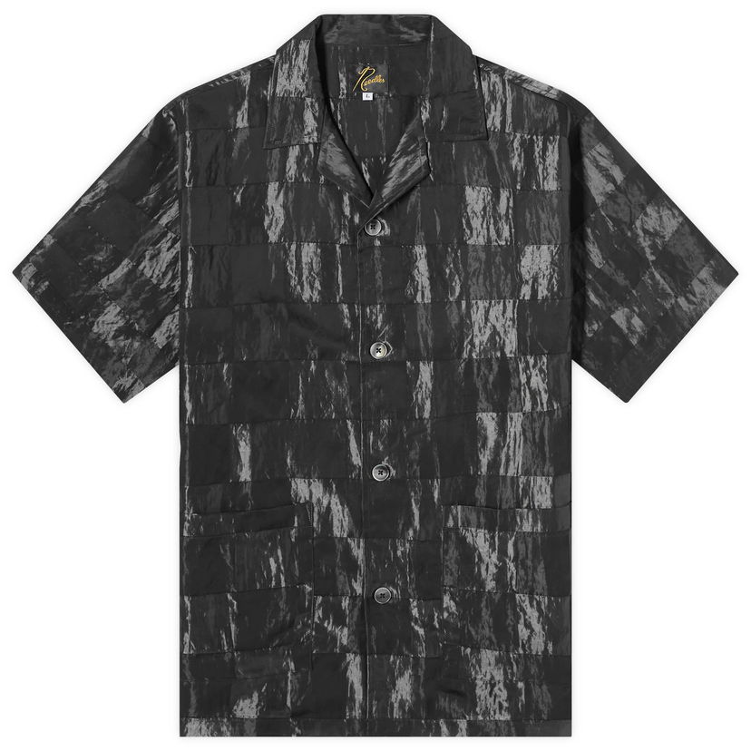 Paita Needles Checkerboard Cabana Musta | OT096-B