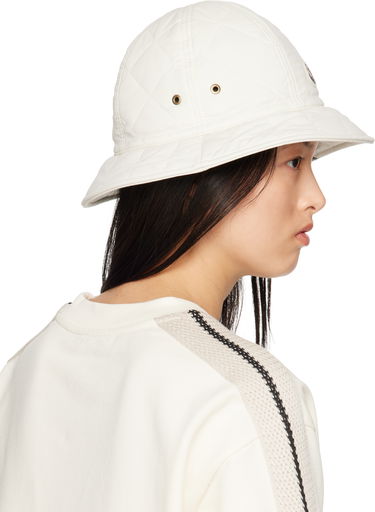 Hattu Moncler Moncler Quilted Bucket Hat Valkoinen | K10933B00033M6310, 2