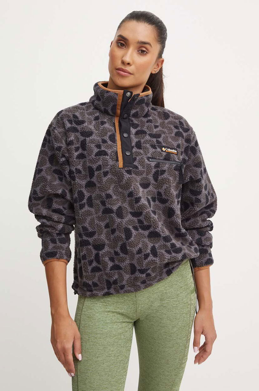 Huppari Columbia Sweatshirt Animal Print Musta | 2098501