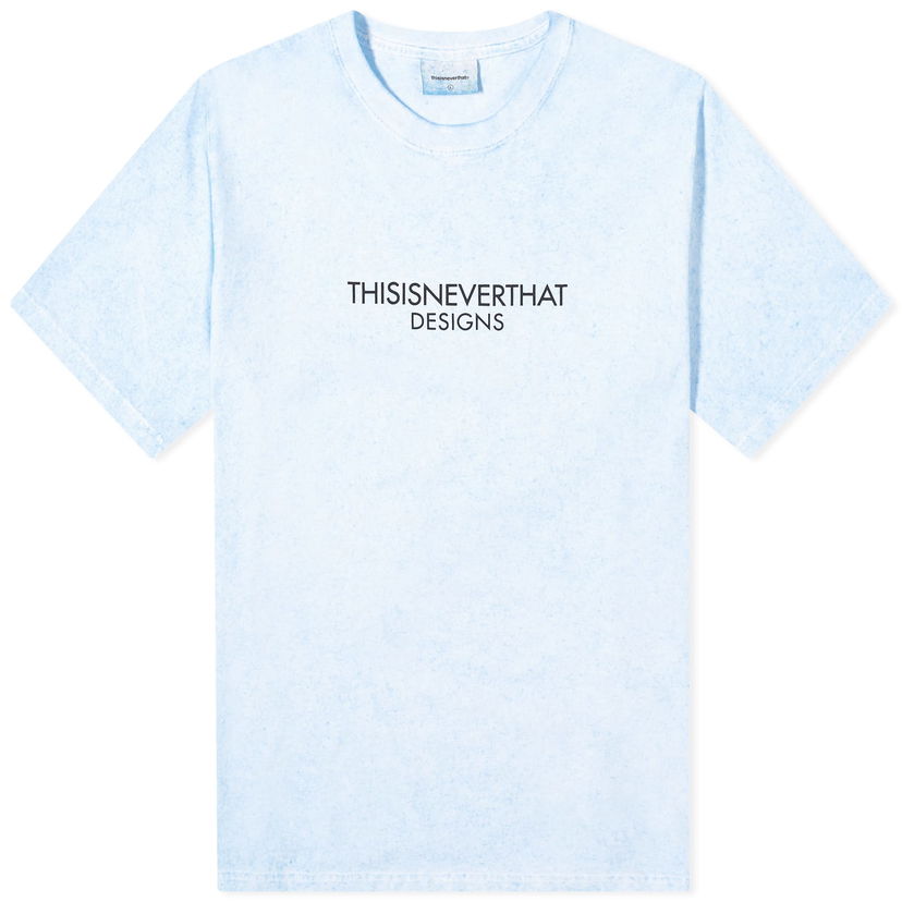 T-paita thisisneverthat Sprayed FR-Logo Turkoosi | TN241TTSST23-WHT