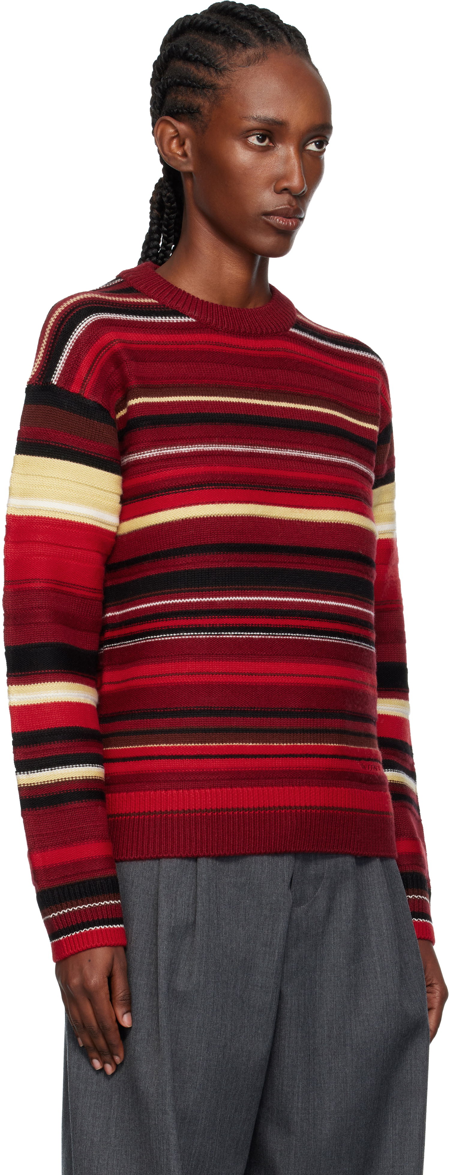 Villapaita JW Anderson JW Anderson Multi Stripe Sweater Monivärinen | KW1501-YN0008, 1