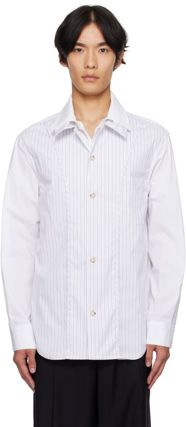 Paita Andersson Bell Andersson Bell Open Collar Layered Shirt Valkoinen | atb1341m, 0