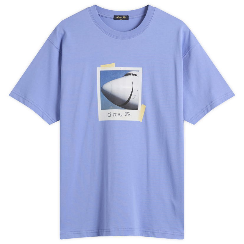 T-paita Dime Dime Plane T-Shirt, Size Large Sininen | DIMEFA2560IND