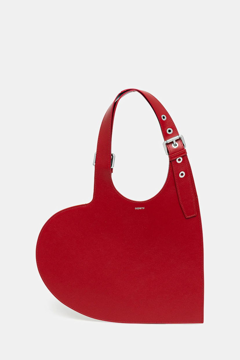 Kangaskassi Coperni Coperni Belt Heart Tote Bag Punainen | COPBA112F6012