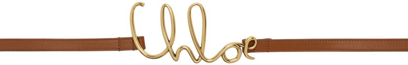 Vyöt CHLOÉ Small 'The Iconic' Belt Ruskea | CHC24AC066SFB